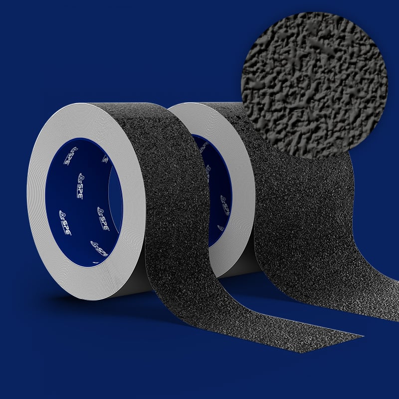 two rolls of black antislip tapes soft surface