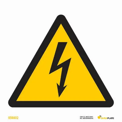 Warning sign electrical
