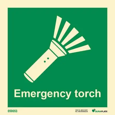 Lifesaving Sign emergency torch