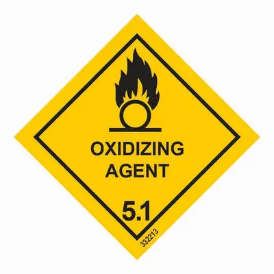 Hazard labelling symbol Oxidizing agent