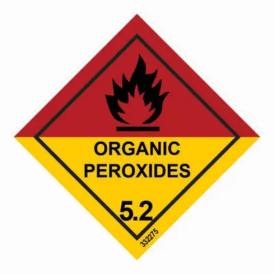 Hazard labelling symbol Organic peroxides