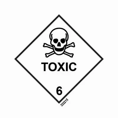 Hazard labelling symbol Toxic