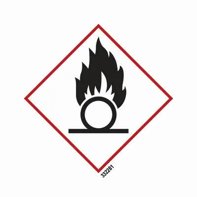 Hazard labelling symbol Oxidizing