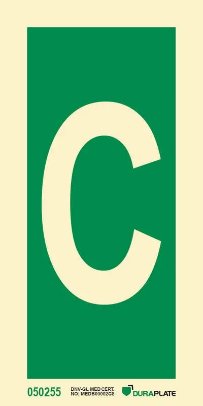Lifesaving Sign letter C