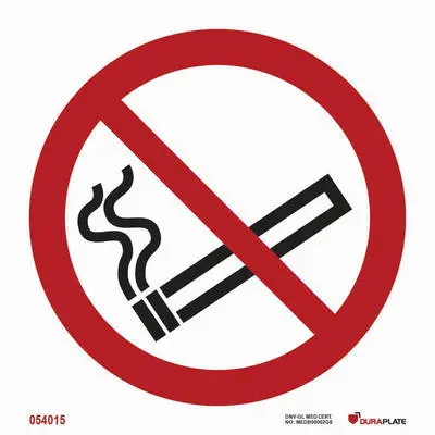 Prohibition sign no smoking