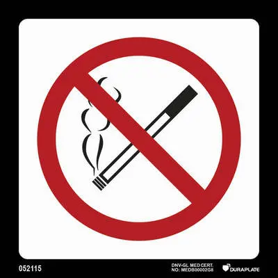 Marine Terminal and Airport Signs ICAO 9363 No smoking terminals