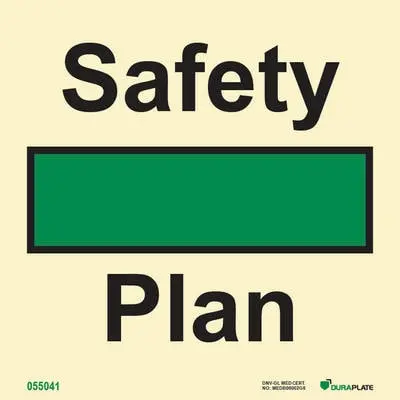 Fire fighting sign safety plan